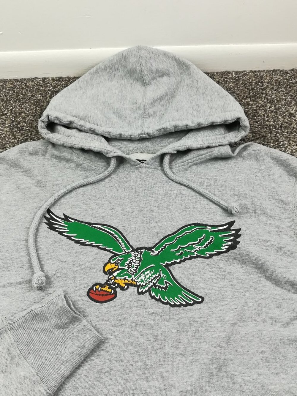 Philadelphia Eagles Hoodie 47 Brand Vintage Logo Sweatshirt Mens XL